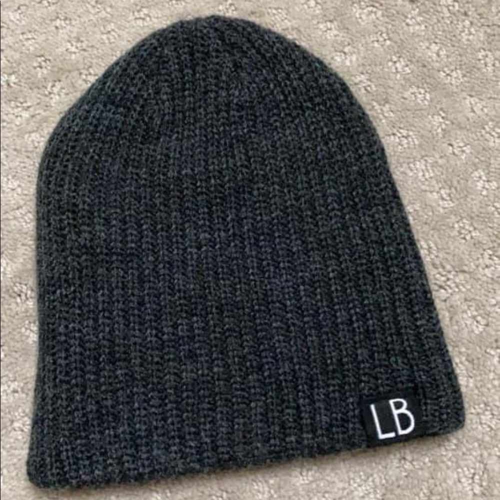 Little Bipsy Charcoal Knit Hat sz S